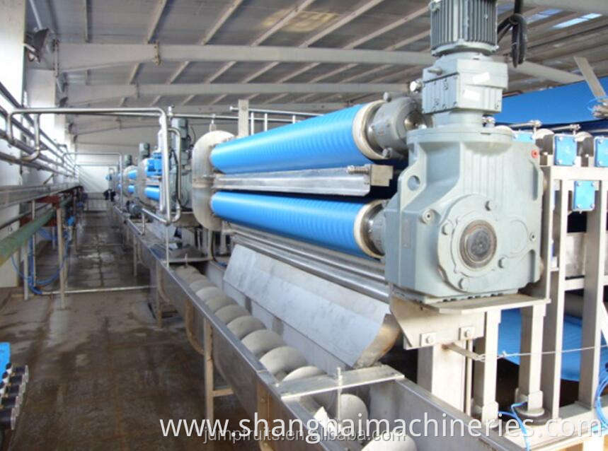 Peeling and pulping machine